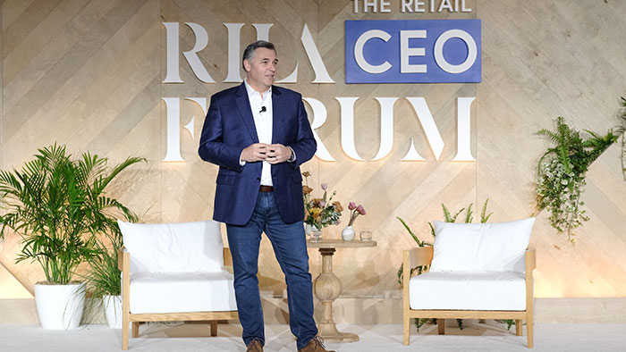 Brian Dodge speaking at the Retail CEO Forum