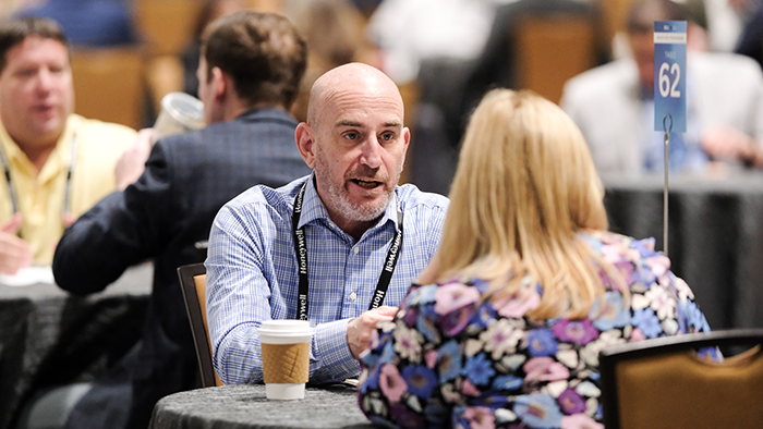 Attendees participating in a hosted LINK Connect meeting